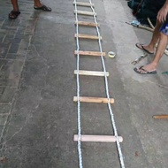 Hanging monkey ladder