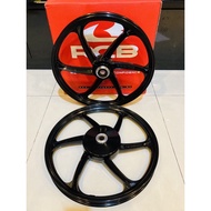 MIO125 Alloy Wheels Rim 17 All Black Racing boy