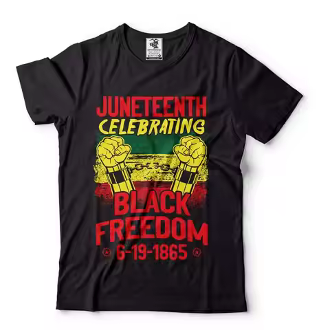 Juneteenth Party Shirt Freedom Shirts June 19th 1865 Shirt Black Freedom Shirt