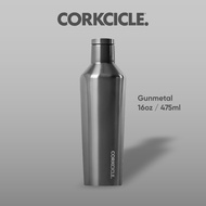 CORKCICLE Canteen Metallic (16oz/475ml) Bottle - Leakproof Stainless Steel Insulated Water Bottle
