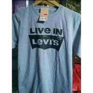 Combed Sale T-Shirt 30s Live In Levis_ Plain Custom Men 's Distribution