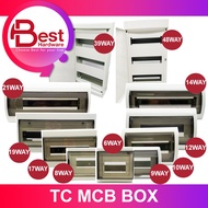 BEST HARDWARE - 17 Way- 48 Way PVC MCB Box / Consumer PVC Box / DB Box / TC MCB BOX