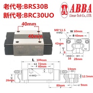 ABBA Taiwan สไลด์บล็อกรางเส้นตรง BRH BRC BRD15B 20A 25A 30A 35A 45R0 A0 LA LR อุปกรณ์เครื่องมือเหล็ก