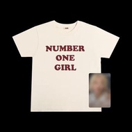 Blackpink Rosie 正版 Number One Girl T-shirt (連Rose小卡)