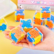 3D Maze Cube Hexahedral Transparent Maze Cube Puzzle Stress Relieving Toy