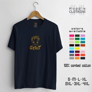 Cool Distro Jumbo XXXXL Men's T-shirt with Im Groot Motif Navy Color Cotton Combed 30s Baju Bandung