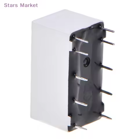 New 5V coil bistable latching relay DPDT 30VDC 2A 1A 125VAC HFD2/005-S-L2-D realy