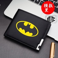 BATMAN SUPERHERO Men's Folding Wallet Leather Wallet Men Fashion Letter Wallet BATMAN KEREN