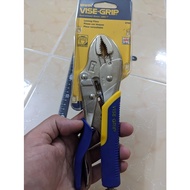 IRWIN Vise Grip 7WR staples and pliers made in USA NOS, silicon-coated handle, date 2003, new in box
