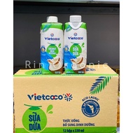 1 Carton Of 12 Boxes Of Pure UHT Coconut Milk 100% Vietcoco Box Of 330ml