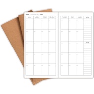 Kalendar Nota Pengembara Nokingo 3-Pek, Sisipan Nota Pengembara, Nota Pengembara Tidak Bertarikh Bul