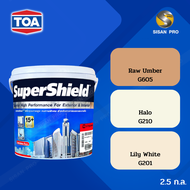 TOA super shield Semi-gloss acrylic paint ทีโอเอ ซุปเปอร์ชิลด์ สีน้ำอะคริลิก ชนิดกึ่งเงา ขนาด 2.5 ก.ล.