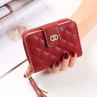 Women's Wallet Leather Wallet Small Solid Color High Quality Mini Wallet MALL SHOPPING