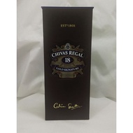 Chivas Regal 18 whiskey gold edition 1 little original empty box