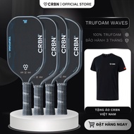 CRBN Pickleball Racket 1 2 3 4 TruFoam Waves - Free CRBN Vietnam Shirt