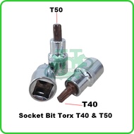MATA C-MART Socket Bit Torx T40 & T50 Socket Bit Torx T40/T50BINTANG