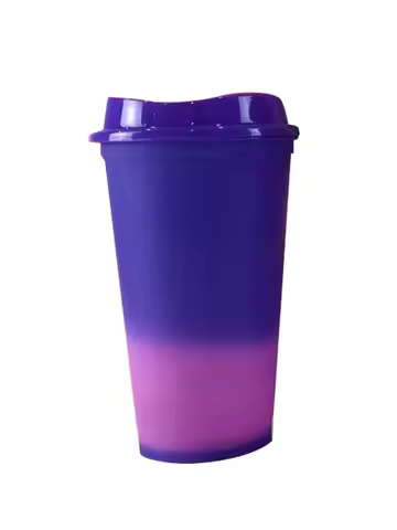 food grade 473ml 480ml 500ml 16oz hot heat color changing reusable plastic coffee cup hot cup to go