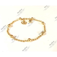 14k SUASA FULL GOLD HAND CHAIN
