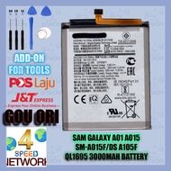 OEM SM A01 A015 SM-A015F QL1695 3000mAh Galaxy Battery Batery Bateri QL 1695 Batteri AO1 Authentic 3