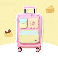 กระเป๋าเดินทาง Vanwalk ขนาด 20 นิ้ว รุ่นสุดเก๋ กระเป๋าเดินทางแบบมีรหัสผ่านสำหรับผู้หญิง พร้อมล้ออเนก