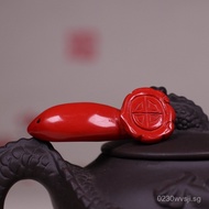 96%High Content Cinnabar Raw Ore Genuine Cinnabar Ruyi Pendant Hanging Ornament Pendant Bracelet Acc