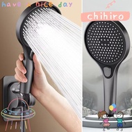 CHIHIRO Large Panel Shower Head, Adjustable High Pressure Water-saving Sprinkler, Universal Handheld Multi-function 3 Modes Shower Sprayer Bathroom Accessories