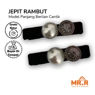 Glamorous Crystal Pearl Hair Clips Crystal Pearl Fashion Hair Clips Simple and Luxurious Women's Hai