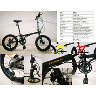 CRONUS 20 INCH FOLDING BIKE 20 SPEEDS