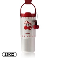 Sidagar แก้วเก็บความเย็น แก้วน้ำสแตนเลส 316 750ML พร้อมหลอดดูด ความจุขนาดใหญ่ แก้วสแตนเลส แก้วน้ํา