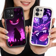 HP O-19 Gengar Casing Siliconehp for OPPO Reno 7 7Z 8Z 8 F21 F21S Pro Lite 5G