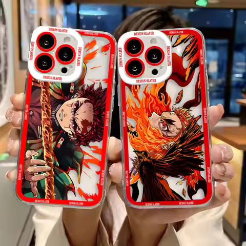 D-Demons S-Slayers Nezuko Clear Phone Case For OPPO A6X A98 A79 A78 A74 A60 A58 A57 A55 A54 A53 A17 