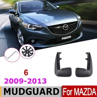 Car Mudflap Fender For Mazda 6 GH 2013-2009 Over Fender Mud Flaps Guard Splash Flap Mudguard Accessories 2012 2011 2010