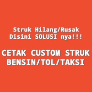 Cetak Custom Struk Thermal SPBU/TOL/Taksi