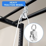 U Type Swivel Pulley 304 Stainless Steel Duplex Bearing Silent Detachable 360 Degree Rotation Heavy