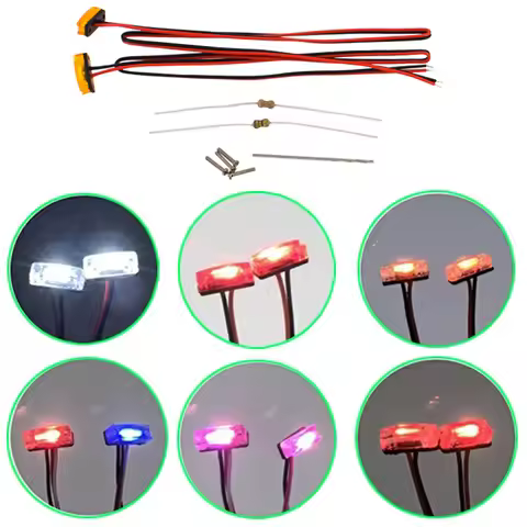 1 Set Simulation White Blue Orange Color Position Light for 1/14 Tamiya RC Truck Car For scania 770S