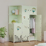 Good productSimple Wardrobe Assembly Fabric Cabinet Storage Cabinet Bedroom Rental Storage Removable Rental House Plasti