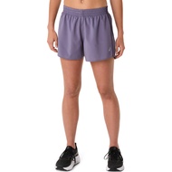 ASICS : 2012D151.500 ASICS SILVER 4IN SHORT WOMEN RUNNING ผู้หญิง กางเกงขาสั้น ของแท้  GREYISH PURPL