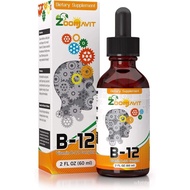 Vitamin B Complex Liquid Drops with Fast Absorption - Super B Liquid Complex Vitamins B2, B3, B5, B6