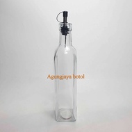 500ml Glass Bottle Square Pipe Box/Glass Bottle/Food Glass Bottle/Juice Glass Bottle/500Ml Glass Bottle