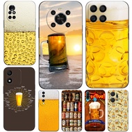 Case For Huawei y6 y7 2018 Honor 8A 8S Prime play 3e Phone Cover Soft Silicon A Glass of Beer Cool Summer Skin