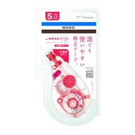 Tombow Pencil Correction Tape 5mm MONO MONO Ergo (Ergonomically shaped 3D curved body) Refill type 1