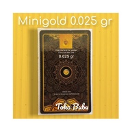 Minigold Black Series Logam Mulia Koin Emas Murni 0.025 gram