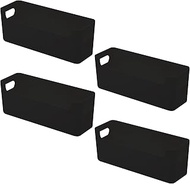 FYting Storage Basket, Pack of 4 Bathroom Organiser, Drawer Organiser, Dressing Table Organiser, U P