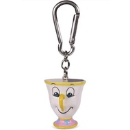 【迪士尼】美女與野獸 阿齊3D立體造型鑰匙圈