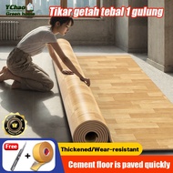 ECO FRIENDLY 0 formaldehyde Tikar Getah tebal 1 gulung Vinyl Flooring 3mm lantai vinyl pelekat waterproof karpet tebal Floor Sticker 地板貼 vinyl floor