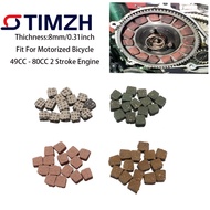 15Pcs 2 Stroke Engine Clutch Pads For 49cc 66cc 80cc Mini Motorized Bicycle,Bicycle Engine Replaceme