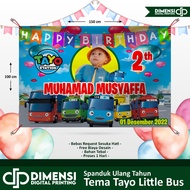 Tayo theme children's birthday banner / tayo birthday banner / tayo banner