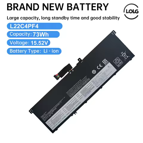 LOLG 15.52V 73Wh L22M4PF4 L22C4PF4 L22D4PF4 L22L4PF4 Laptop Battery For Lenovo Yoga Pro 7 14ARP8 14I