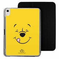 THE HOOD - (多種顏色及型號) 迪士尼100th 小熊維尼 iPad 10.2"7/8/9/Air4/Air5/Pro11 20/21/22可拆式防摔透明摺套 5535(黑色)