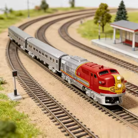 Electric O Gauge Bluetooth Train Set with Remote Control for Model Railroads